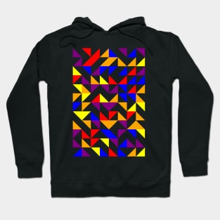 Amazing Geometric Colourful Triangle Pattern #9 Hoodie